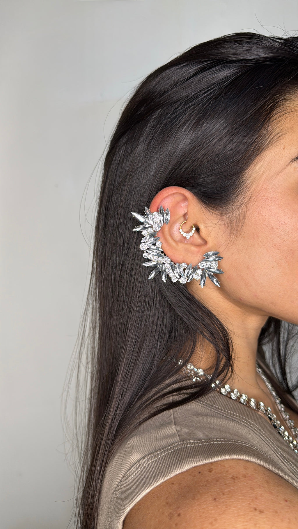 Earcuff Diamond Silver