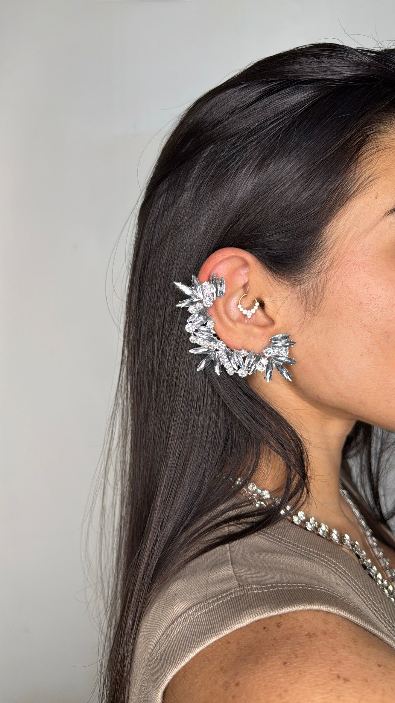 Earcuff Diamond Silver