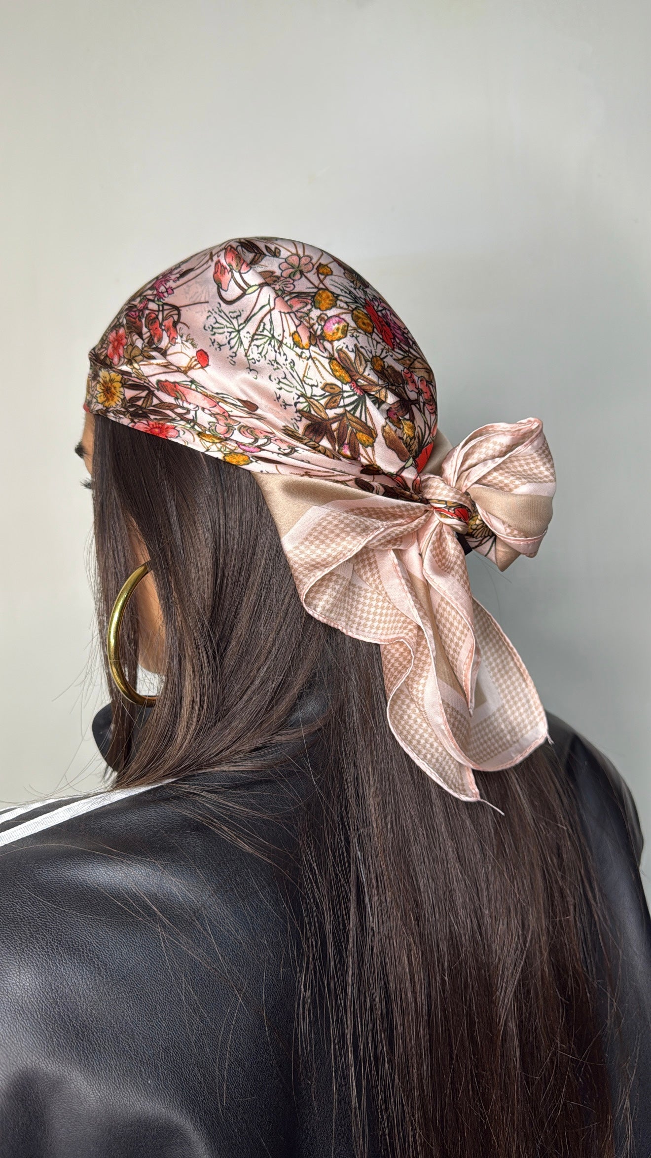 Foulard Flower Pinky
