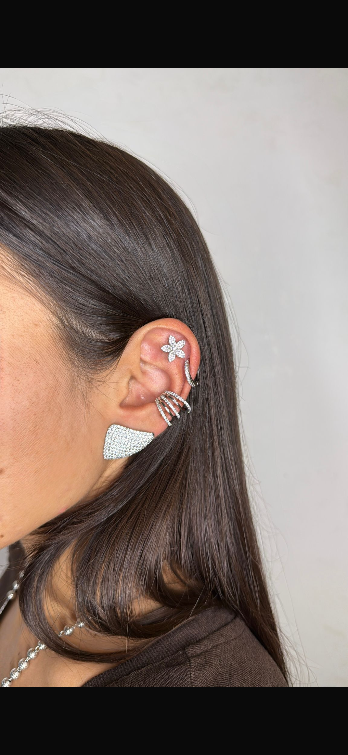 Earcuff Infinity Silver
