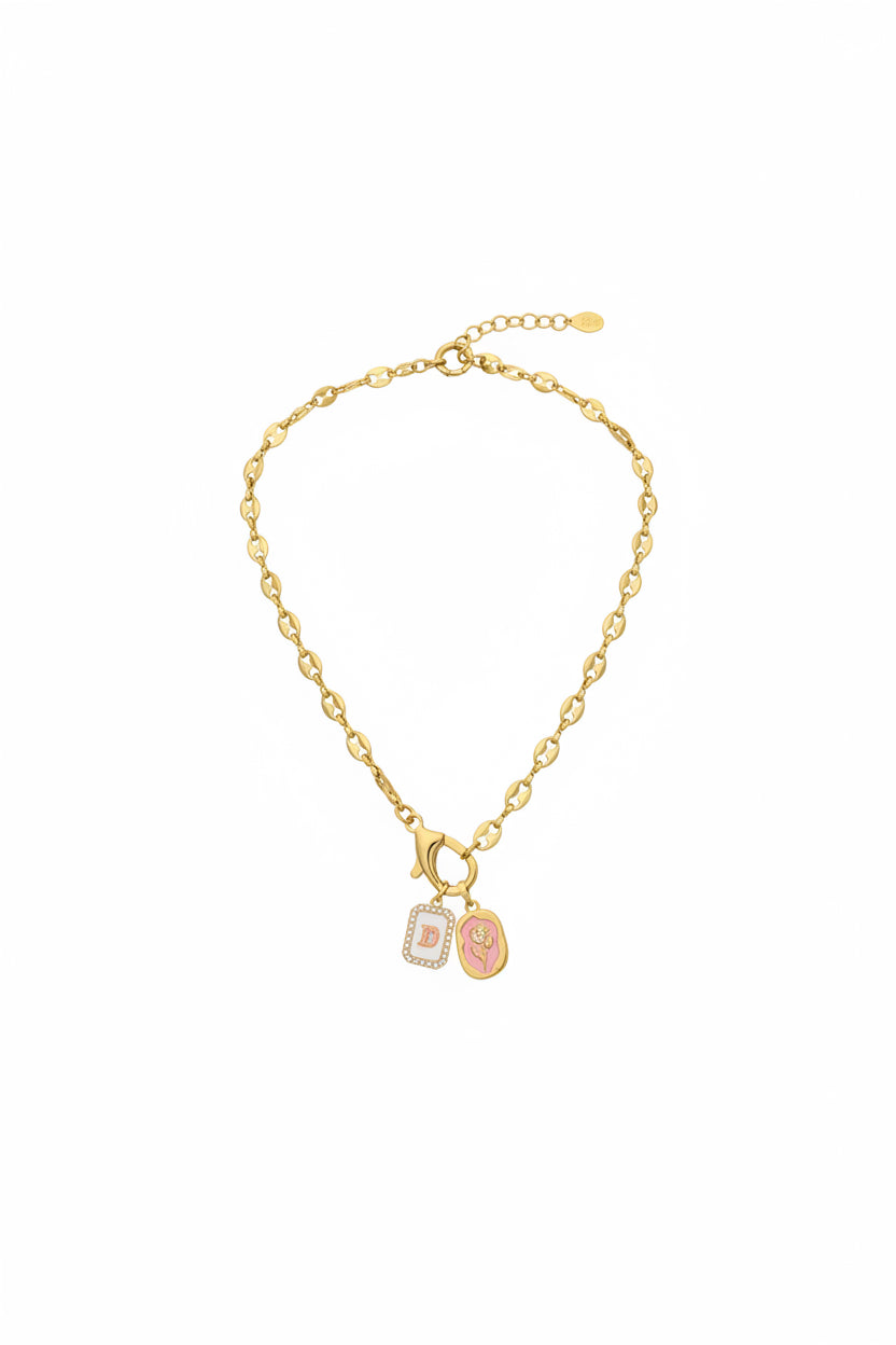 Collana H Moschettone
