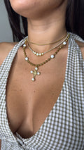 Collana Double White